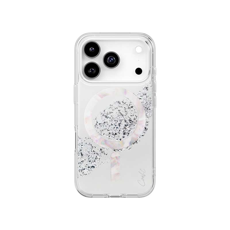 Apple iPhone 17 Pro Case M-safe Charging Shiny Crystal Patterned Coehl Crystelle Cover - 2