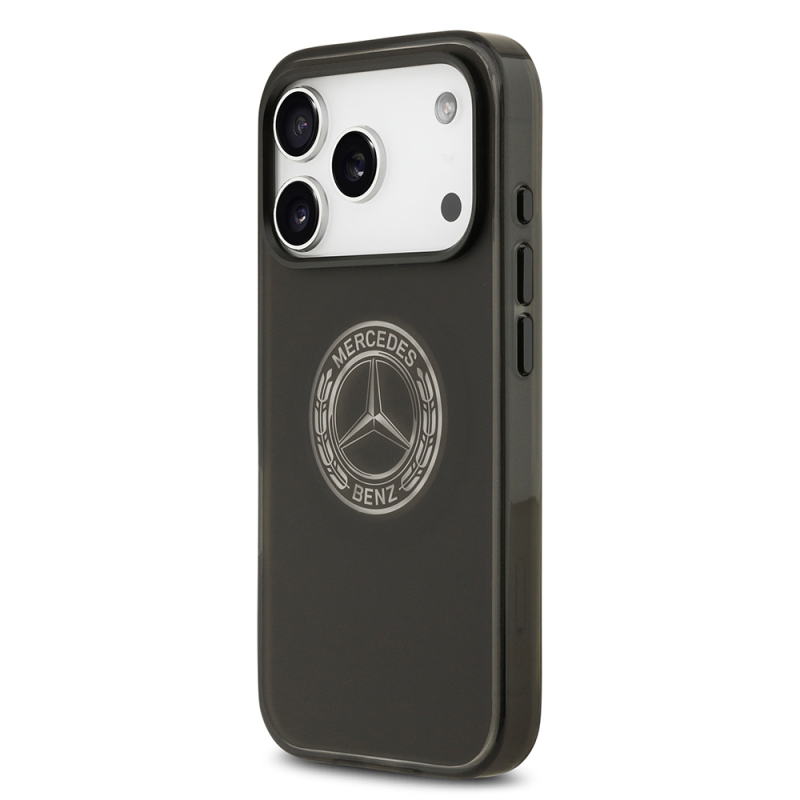 Apple iPhone 17 Pro Case Mercedes Benz Original Licensed M-Safe Charging Feature Frosted PC Nostalgic Star Design Cover - 4