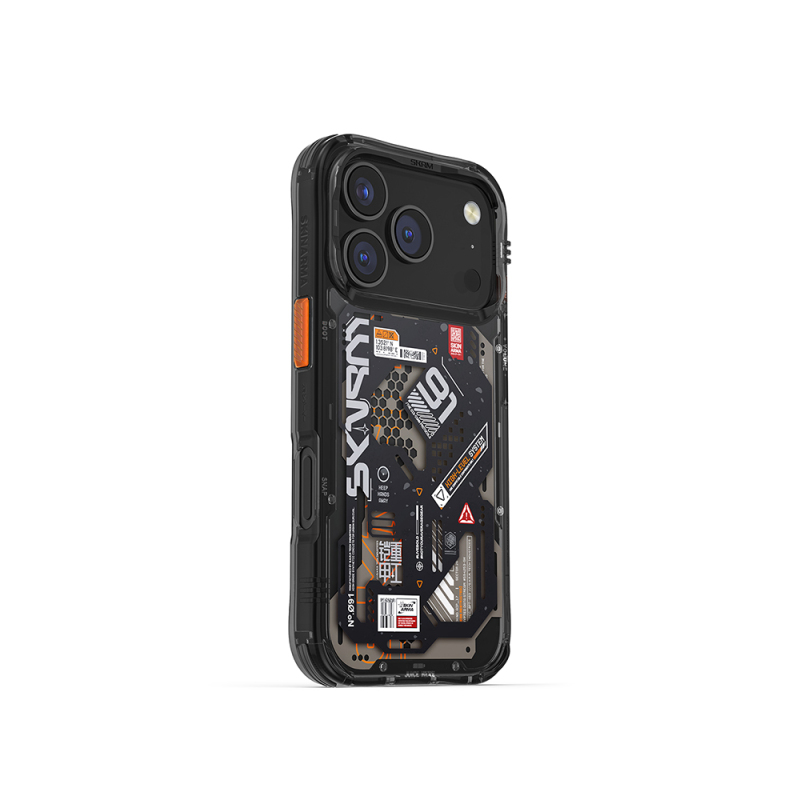 Apple iPhone 17 Pro Case Patterned Airbag Design Skinarma Spectra Cover - 4