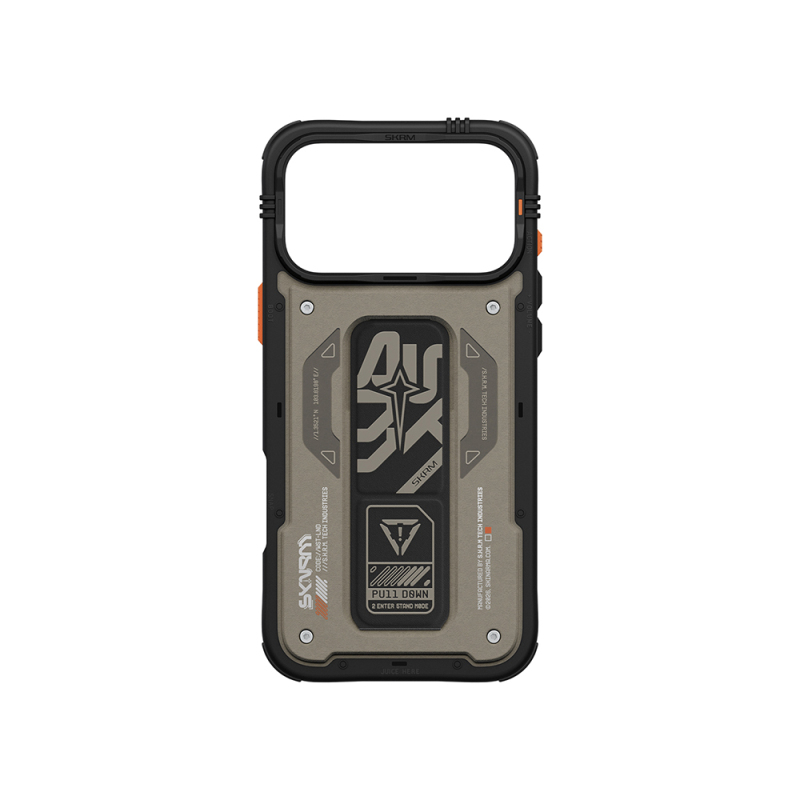 Apple iPhone 17 Pro Case Patterned Airbag Design Stand Skinarma Aegis Cover - 7