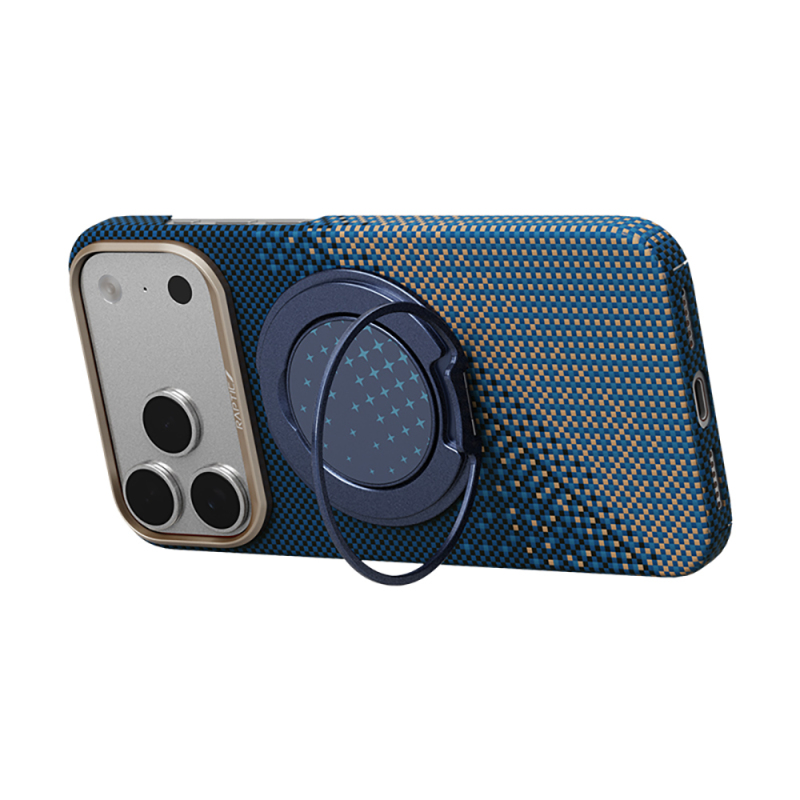 Apple iPhone 17 Pro Case Raptic 2-in-1 Bundle Kit Aramid Skin Serenity Series Stand and Cover - 8