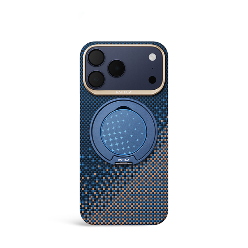 Apple iPhone 17 Pro Case Raptic 2-in-1 Bundle Kit Aramid Skin Serenity Series Stand and Cover - 2