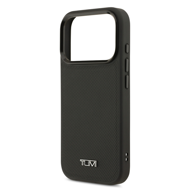 Apple iPhone 17 Pro Case TUMI M-safe Charging Feature Leather Dotted Design Cover - 7