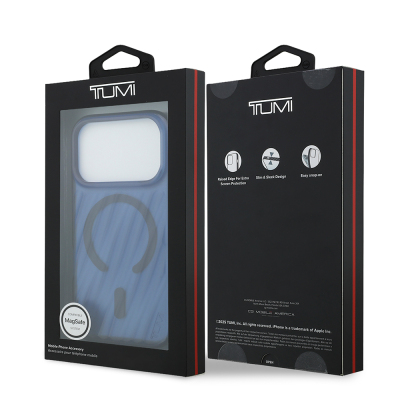 Apple iPhone 17 Pro Case TUMI Original Licensed Transparent Cover M-safe Charging Feature - 16