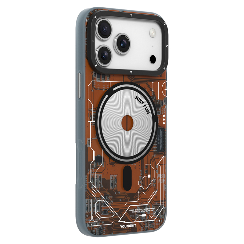 Apple iPhone 17 Pro Case with M-safe Charging Feature and Camera Control Button, Youngkit Technology Series Cover - 9