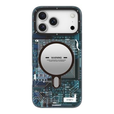 Apple iPhone 17 Pro Case with M-safe Charging Feature and Camera Control Button, Youngkit Technology Series Cover - 4