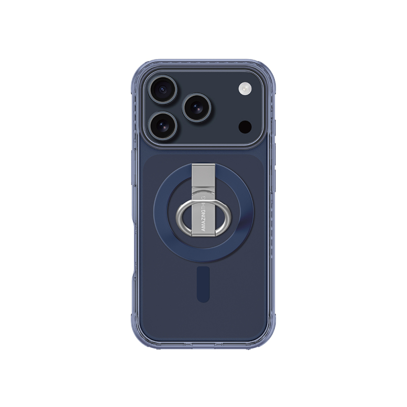 Apple iPhone 17 Pro Case with M-safe Charging Feature and Ring Stand, Amazingthing Titan Pro Series Cover - 4