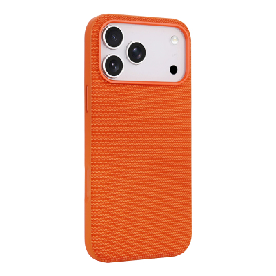 Apple iPhone 17 Pro Case with M-Safe Charging Feature, Fabric Design, Zore Miami Hard PC Cover - 8