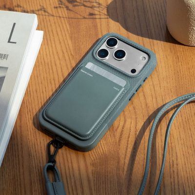 Apple iPhone 17 Pro Case with M-safe Charging Feature, Leather Textured Native Union RE Classic Series Cover - 32