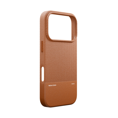 Apple iPhone 17 Pro Case with M-safe Charging Feature, Leather Textured Native Union RE Classic Series Cover - 24