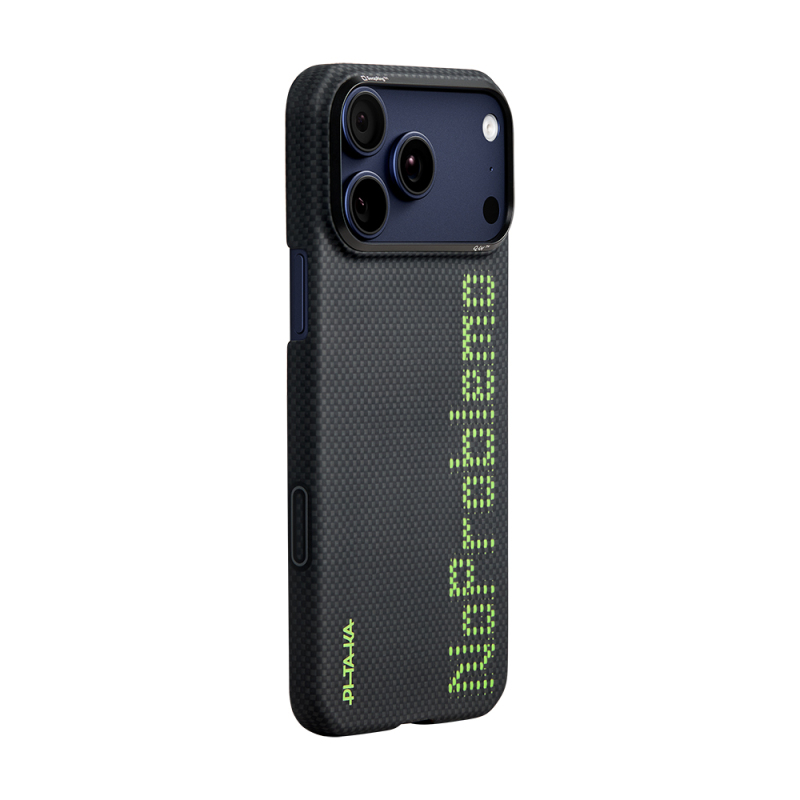 Apple iPhone 17 Pro Case with M-safe Charging Feature, Lumintex Technology, Phosphorescent Aramid Fiber, Pitaka Tactile Woven Aries Series Cover - 3