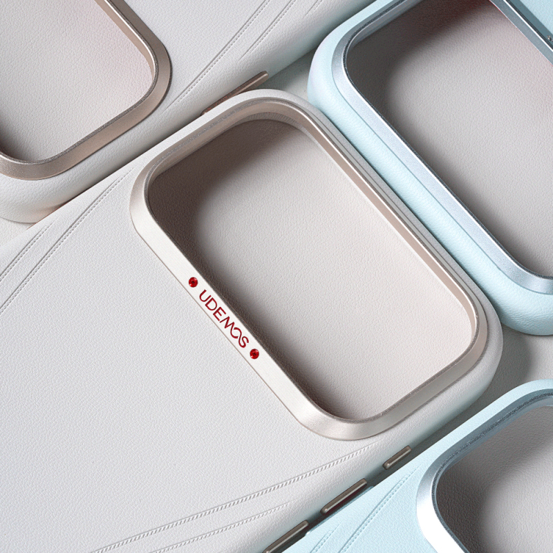 Apple iPhone 17 Pro Case with M-Safe Charging Feature, Striped Design, Udemos Freedom Series Cover - 10