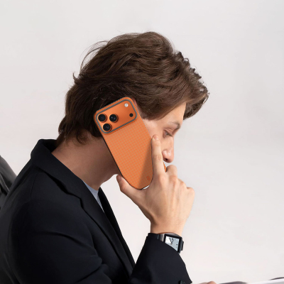 Apple iPhone 17 Pro Case with M-safe Charging Feature Wiwu DCC-208 Aramid Armor Cover - 12