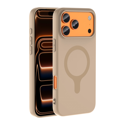 Apple iPhone 17 Pro Case with M-Safe Charging Feature - Zore Aris Silicone Cover - 1