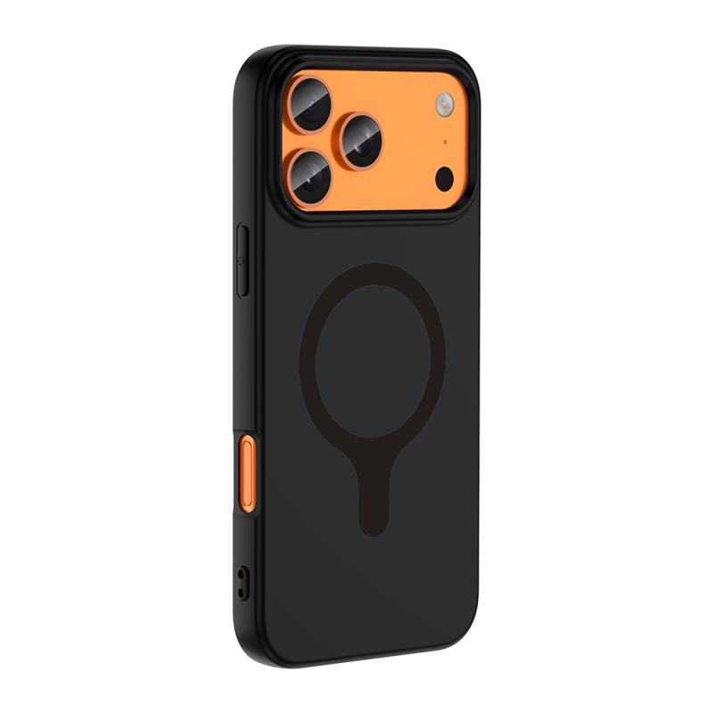 Apple iPhone 17 Pro Case with M-Safe Charging Feature - Zore Aris Silicone Cover - 23
