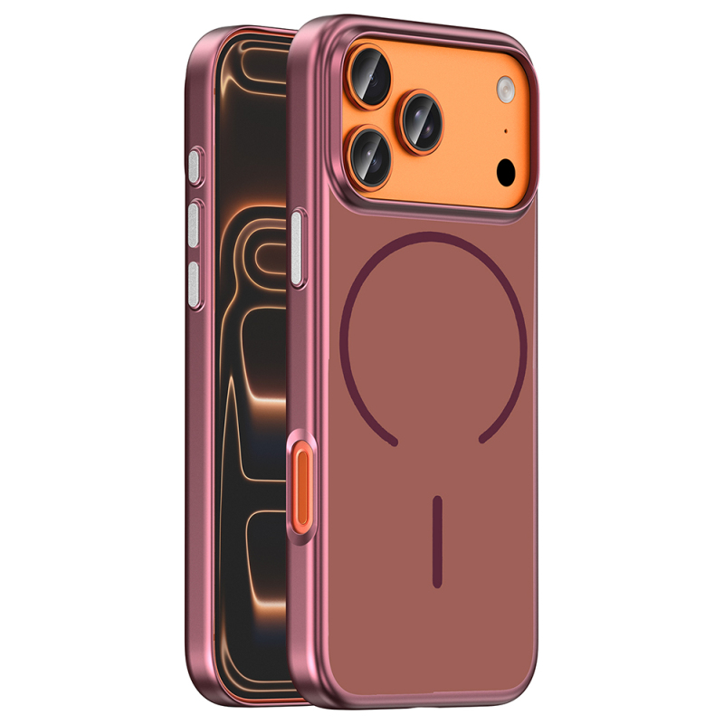 Apple iPhone 17 Pro Case with M-Safe Charging Feature Zore Lora PC Cover - 5