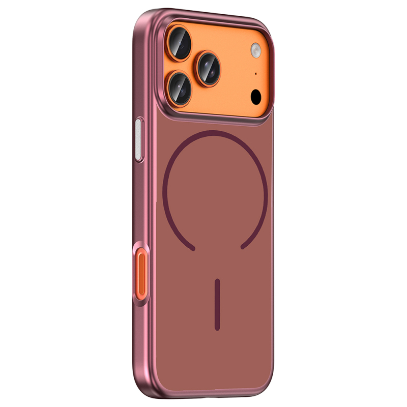 Apple iPhone 17 Pro Case with M-Safe Charging Feature Zore Lora PC Cover - 12