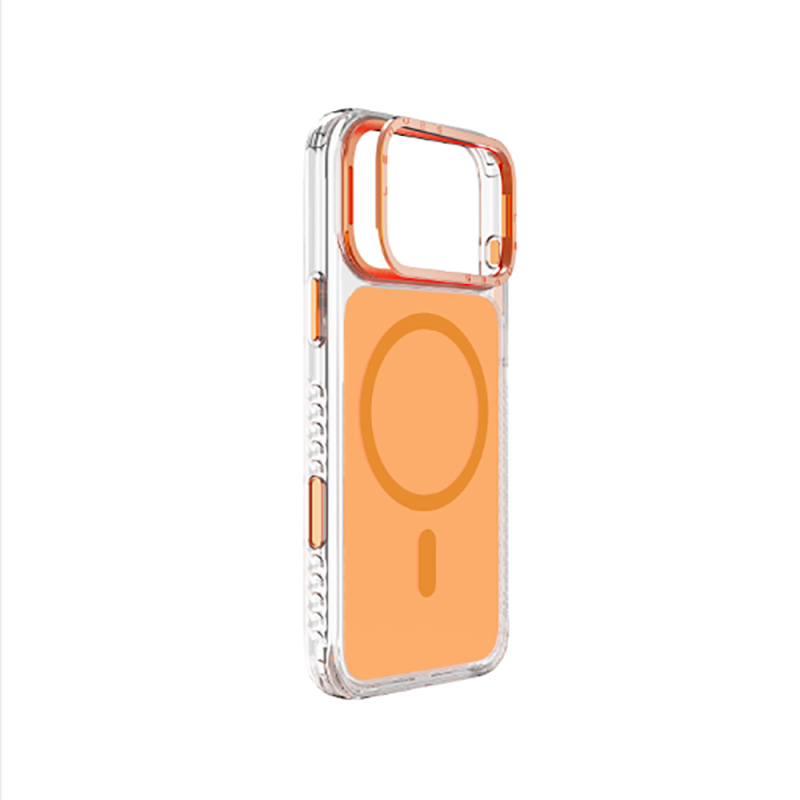 Apple iPhone 17 Pro Case with M-safe Charging, Metal Camera Frame, Airbag Design, Lenyes CK221 Hard PC Cover - 1