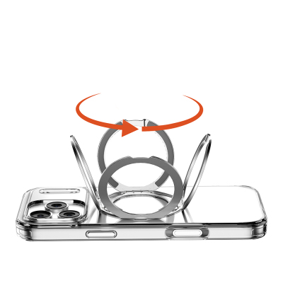 Apple iPhone 17 Pro Case with M-safe Charging Stand and Airbag Design Mutural Fresh Series Cover - 8