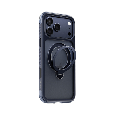 Apple iPhone 17 Pro Case Wiwu AS-203 AeroShield Ultra Series M-safe Charging Enabled Airbag Designed Stand Cover - 6