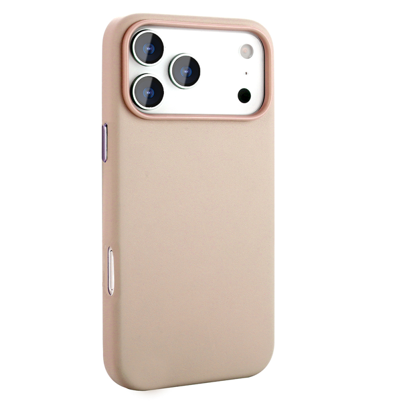 Apple iPhone 17 Pro Case Zore Cupra M-safe Charging Featured PU Leather Look Cover - 10