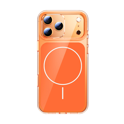 Apple iPhone 17 Pro Case Zore M-safe Charging Transparent Camera Control Button Lugano Cover - 11