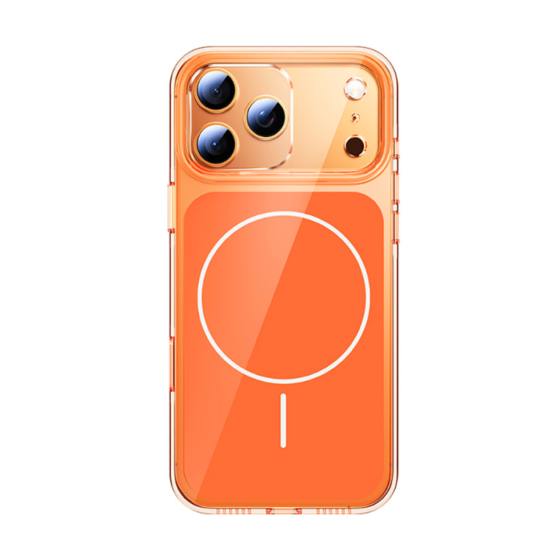 Apple iPhone 17 Pro Case Zore M-safe Charging Transparent Camera Control Button Lugano Cover - 12