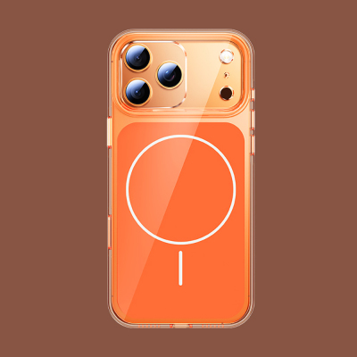 Apple iPhone 17 Pro Case Zore M-safe Charging Transparent Camera Control Button Lugano Cover - 14