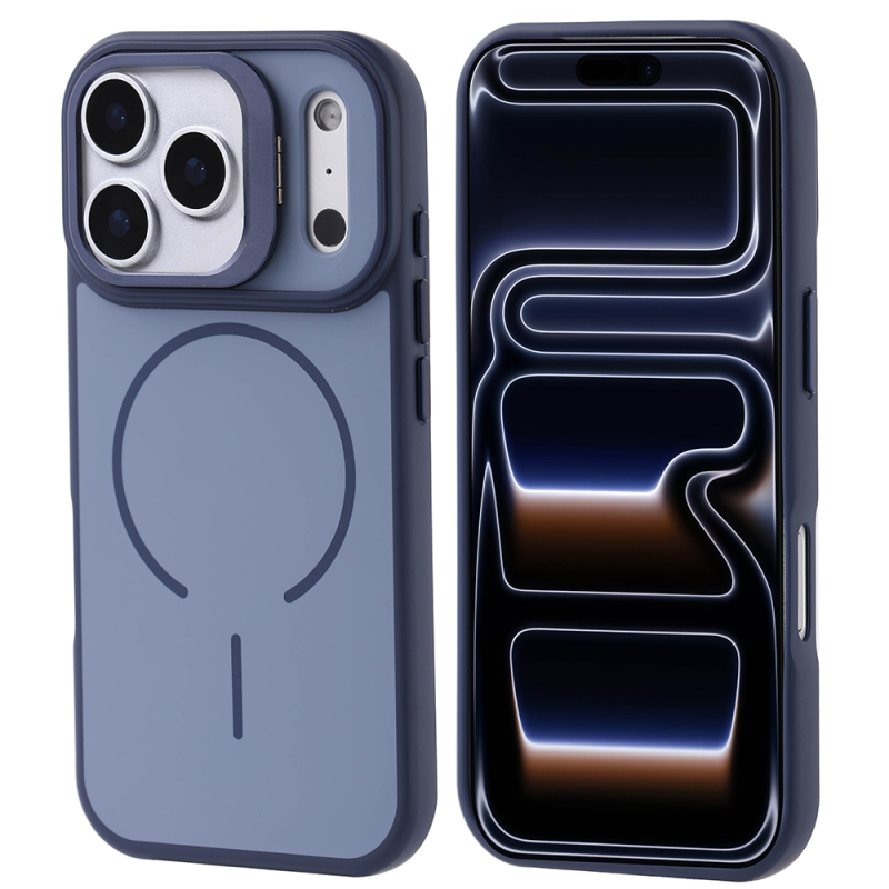 Apple iPhone 17 Pro Case Zore Notron Cover M-safe Charging and Camera Stand - 6