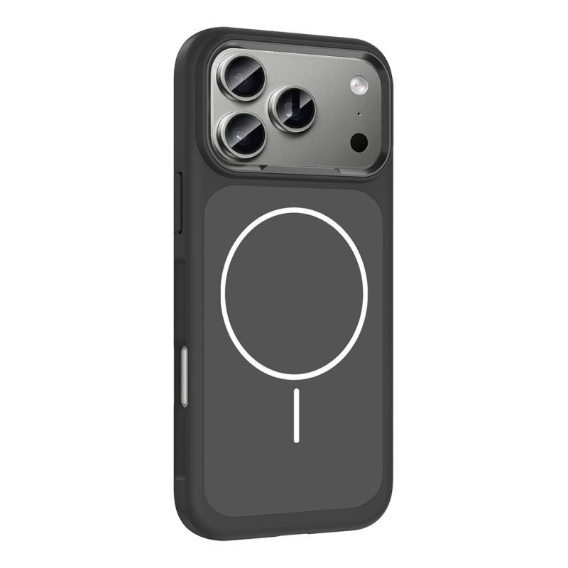Apple iPhone 17 Pro Case Zore Sanremo Silicone Cover with Metal Camera Frame and M-Safe Charging Function - 7