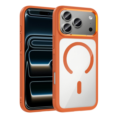 Apple iPhone 17 Pro Case Zore Tiko Cover with Metal Camera Frame and M-Safe Charging Function - 2