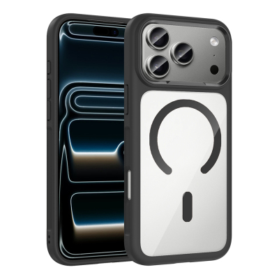 Apple iPhone 17 Pro Case Zore Tiko Cover with Metal Camera Frame and M-Safe Charging Function - 3