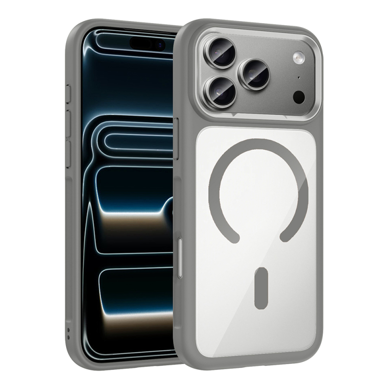 Apple iPhone 17 Pro Case Zore Tiko Cover with Metal Camera Frame and M-Safe Charging Function - 5