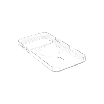 Apple iPhone 17 Pro Case Zore Wireless Charging Transparent Original Cover - 6