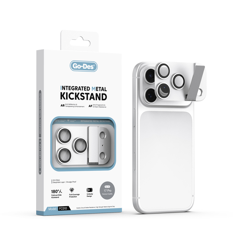 Apple iPhone 17 Pro Go Des CL-23 Anti-Reflective Camera Lens Protector with Stand - 2