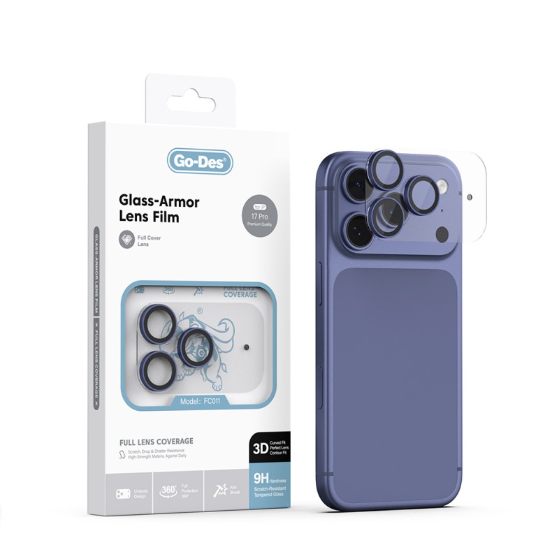 Apple iPhone 17 Pro Go Des FC011 Glass Armor Series Camera Lens Protector - 1