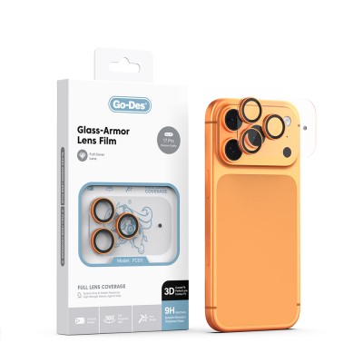 Apple iPhone 17 Pro Go Des FC011 Glass Armor Serisi Kamera Lens Koruyucu - 2