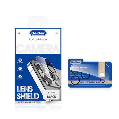 Apple iPhone 17 Pro Go Des Lens Shield CL-14 Kamera Lens Koruyucu - 1