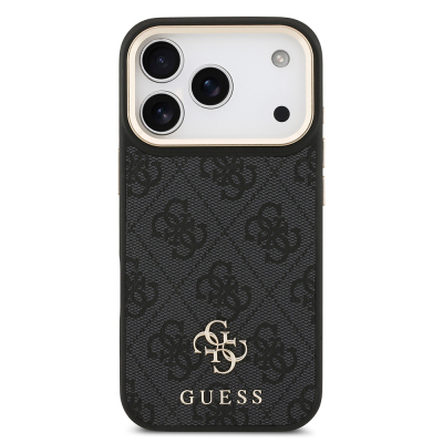 Apple iPhone 17 Pro Guess Original Licensed 4G and Text Logo Case + Screen Protector + Lens Protector 3-in-1 Accessory Set - 7