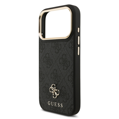 Apple iPhone 17 Pro Guess Original Licensed 4G and Text Logo Case + Screen Protector + Lens Protector 3-in-1 Accessory Set - 10