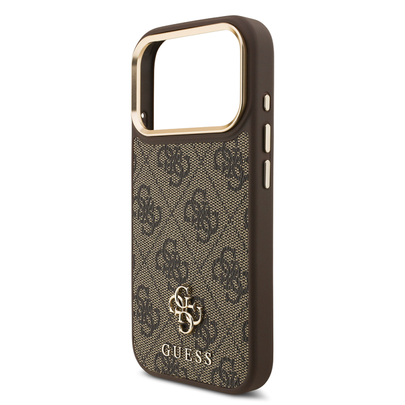 Apple iPhone 17 Pro Guess Orjinal Lisanslı 4G ve Yazı Logolu Kılıf + Ekran Koruyucu + Lens Koruyucu 3in1 Aksesuar Seti - 18