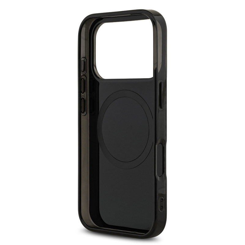 Apple iPhone 17 Pro Kılıf AMG Orjinal Lisanslı M-safe Şarj Özellikli Çift Katmanlı Kırmızı Çapraz Çizgili Kapak - 8