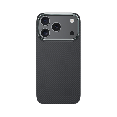 Apple iPhone 17 Pro Kılıf Benks M-safe Şarj Özellikli Metal Kamera Çerçeveli Magnetik ArmorAir 600D Kevlar Fiber Kapak - 3