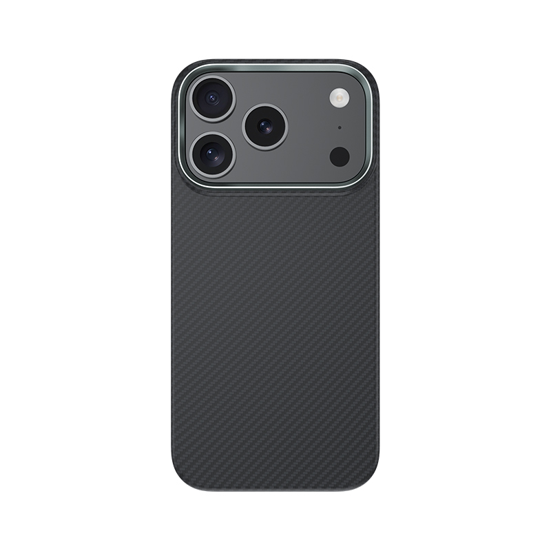 Apple iPhone 17 Pro Kılıf Benks M-safe Şarj Özellikli Metal Kamera Çerçeveli Magnetik ArmorAir 600D Kevlar Fiber Kapak - 3