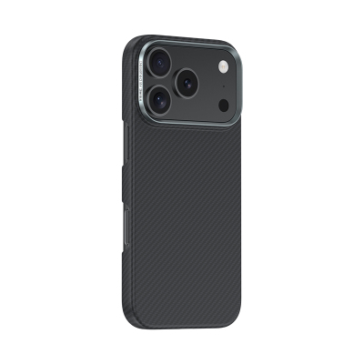 Apple iPhone 17 Pro Kılıf Benks M-safe Şarj Özellikli Metal Kamera Çerçeveli Magnetik ArmorAir 600D Kevlar Fiber Kapak - 2