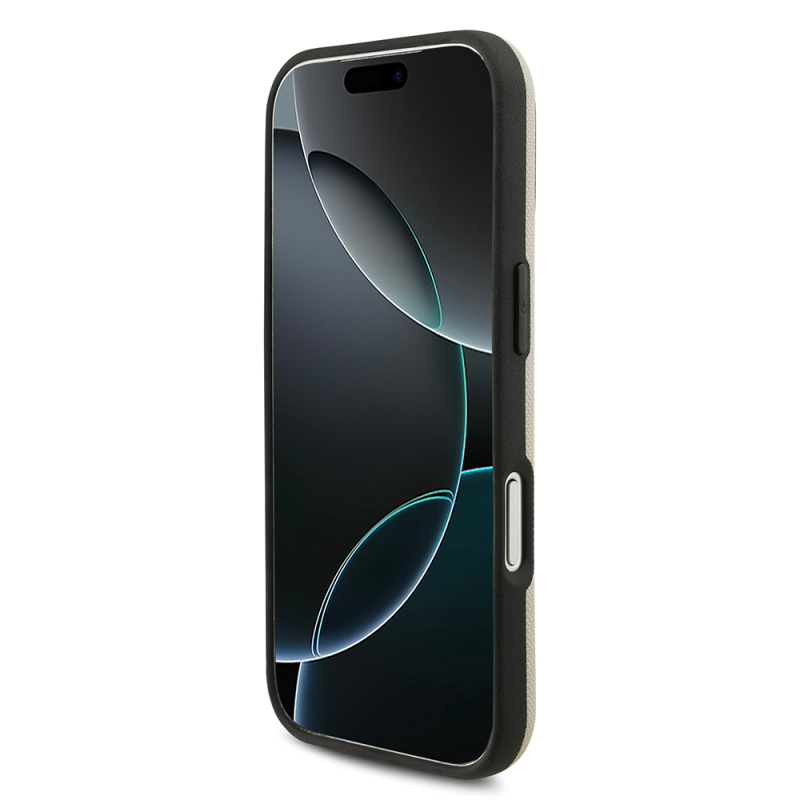 Apple iPhone 17 Pro Kılıf BMW Orjinal Lisanslı M-safe Şarj Özellikli Metal Logolu Delikli M Dizayn Deri Kapak - 28