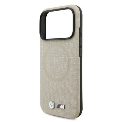 Apple iPhone 17 Pro Kılıf BMW Orjinal Lisanslı M-safe Şarj Özellikli Metal Logolu Delikli M Dizayn Deri Kapak - 29