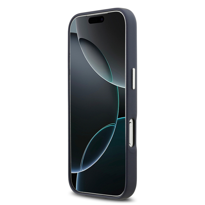 Apple iPhone 17 Pro Kılıf BMW Orjinal Lisanslı M-safe Şarj Özellikli Metal Logolu Tam Kaplama Deri Kapak - 23