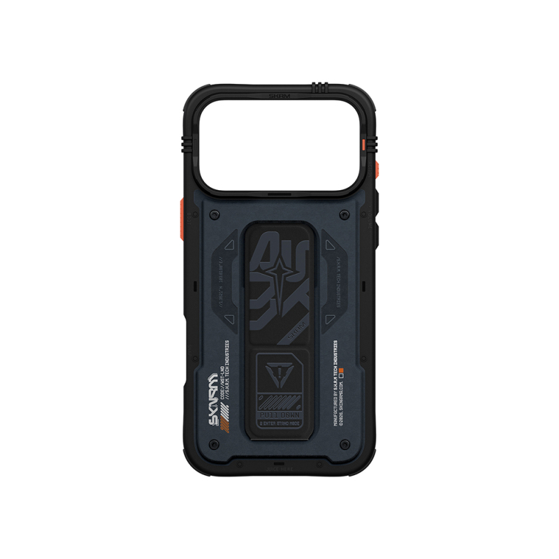 Apple iPhone 17 Pro Kılıf Desenli Airbag Tasarımlı Standlı Skinarma Aegis Kapak - 9