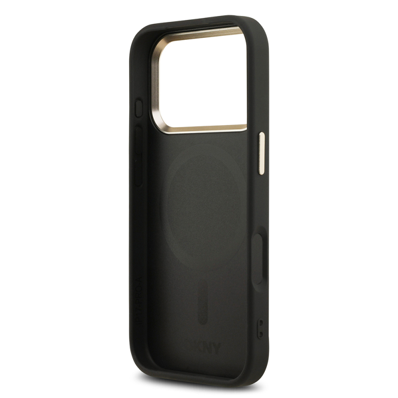 Apple iPhone 17 Pro Kılıf DKNY Orjinal Lisanslı M-safe Şarj Özellikli 3D Yazılı Checkered Pattern Kapak - 15